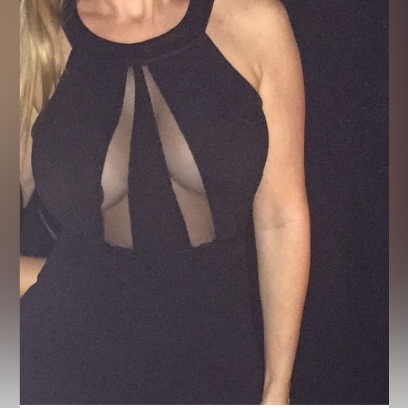 Mesh bodycon mini dress - Picture 1 of 10